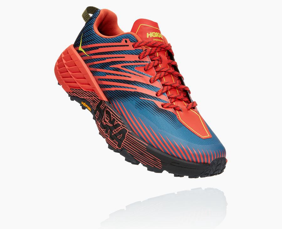 Hoka One One Spor Ayakkabı Erkek Kırmızı - Speedgoat 4 - NZ6932784